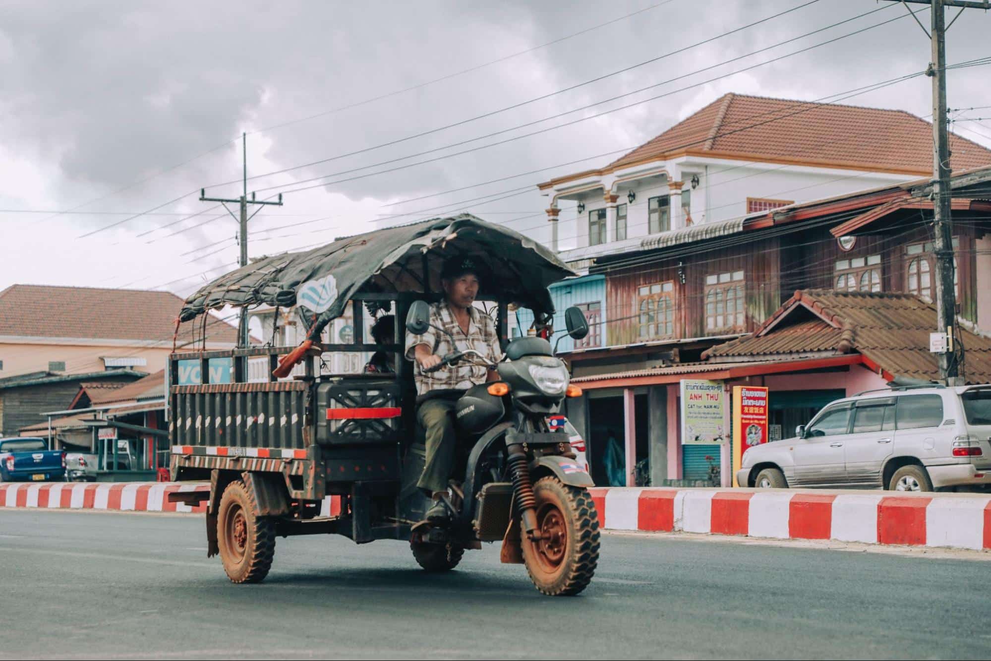 A Motorised Tuk Tuk in Chiang Mai