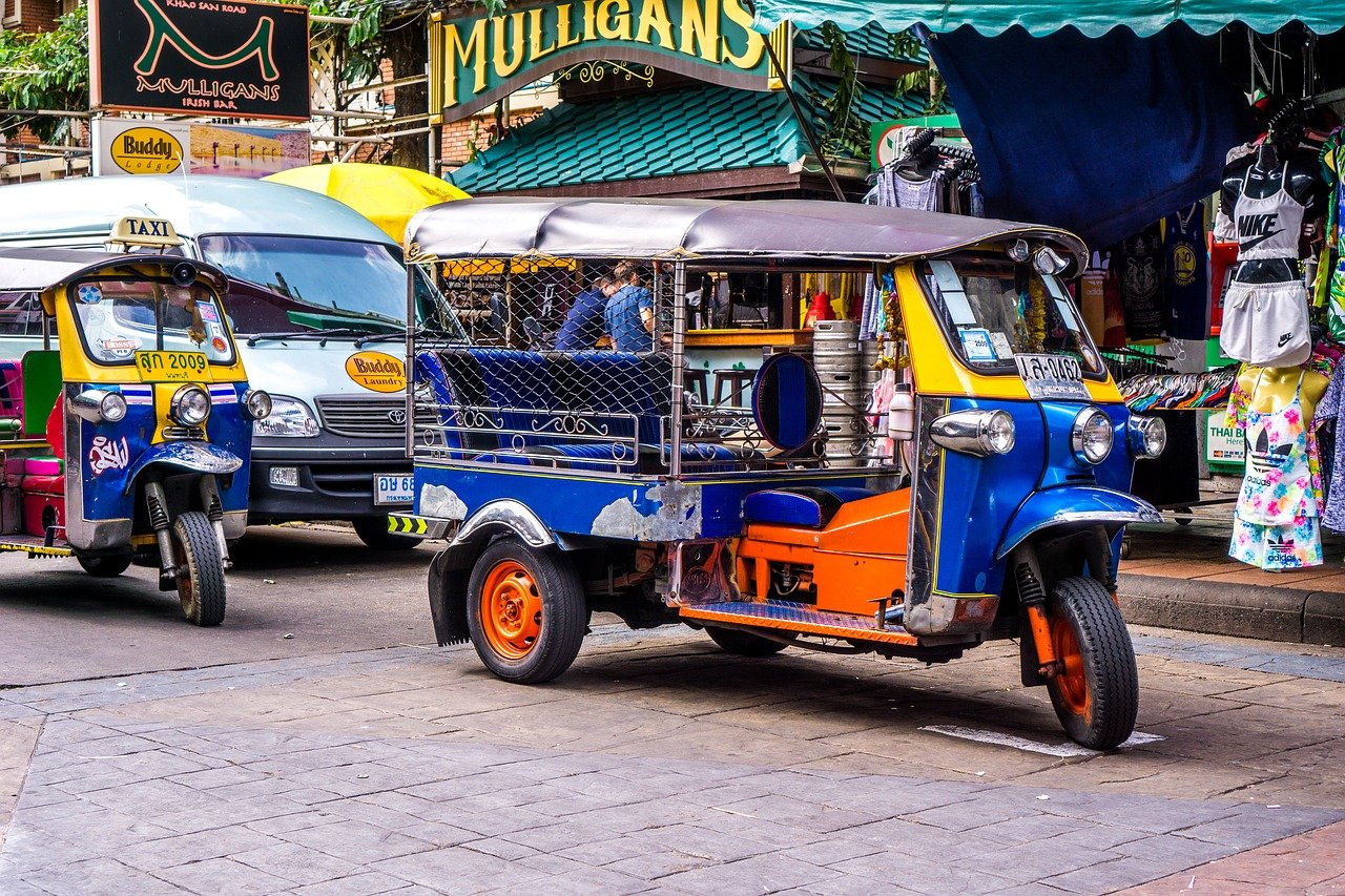 Tuk-Tuks in Phuket and Chiang Mai