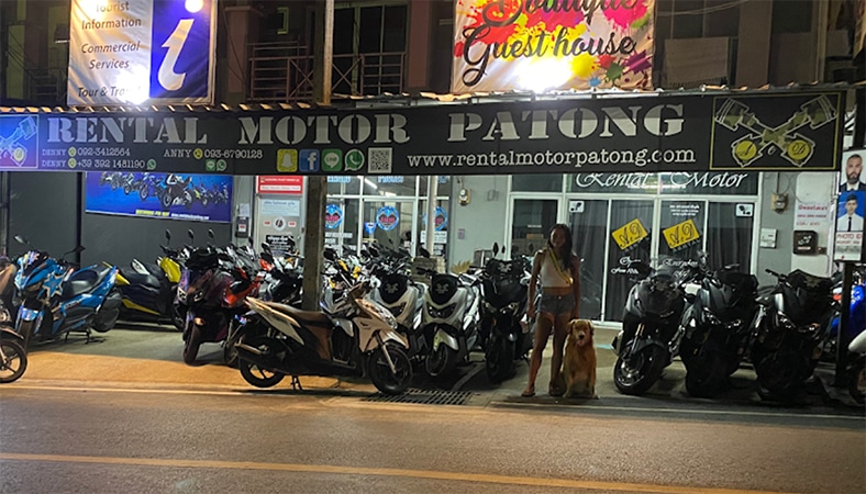 motorbike rental near Patong, Phuket