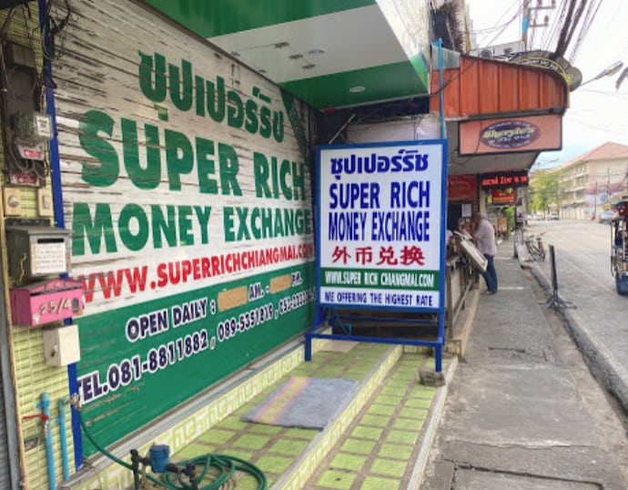 The Super Rich Money Exchange in Chiang Mai