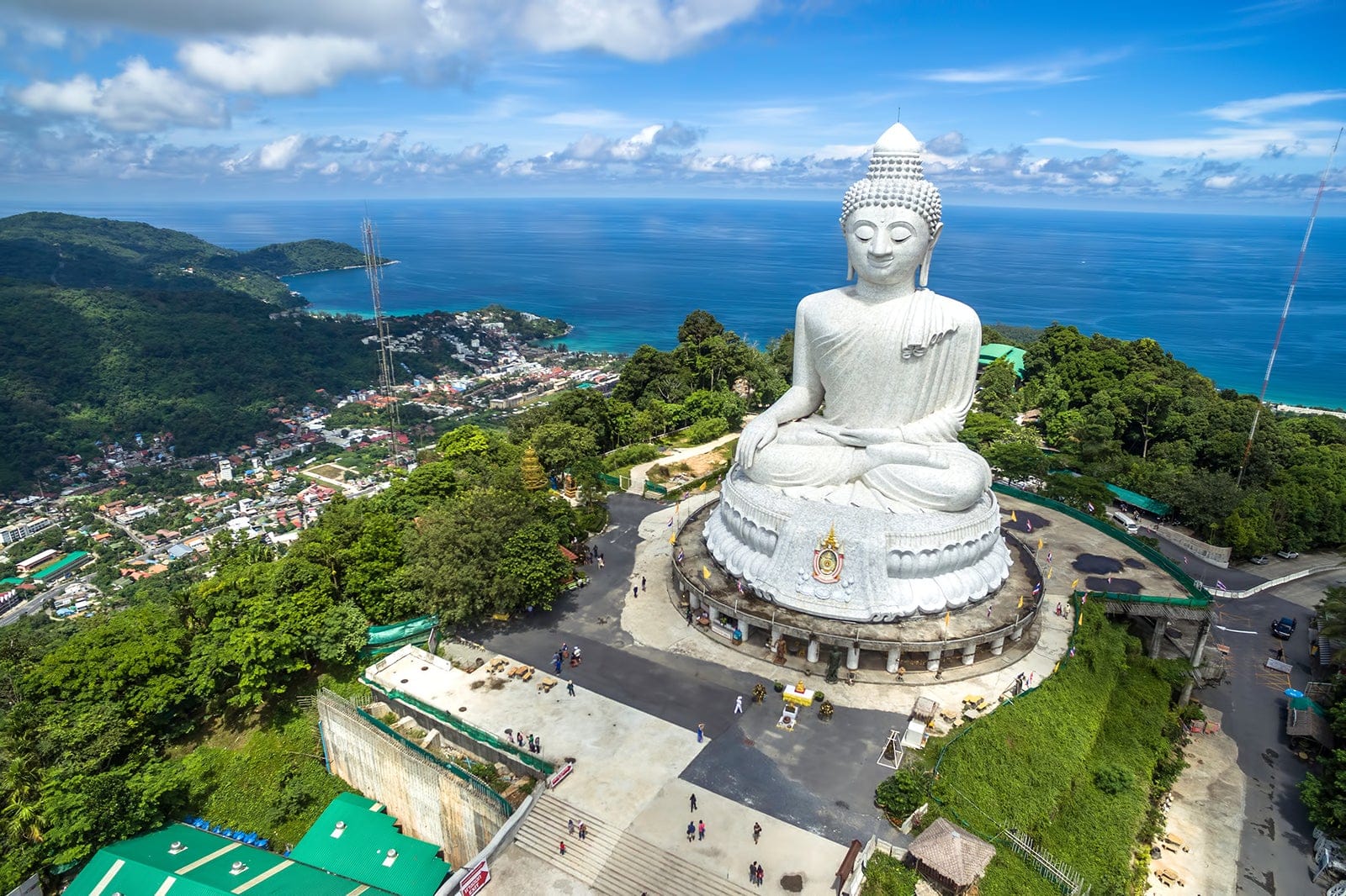 The Big Buddha near the Tonsai waterfall, Phuket
