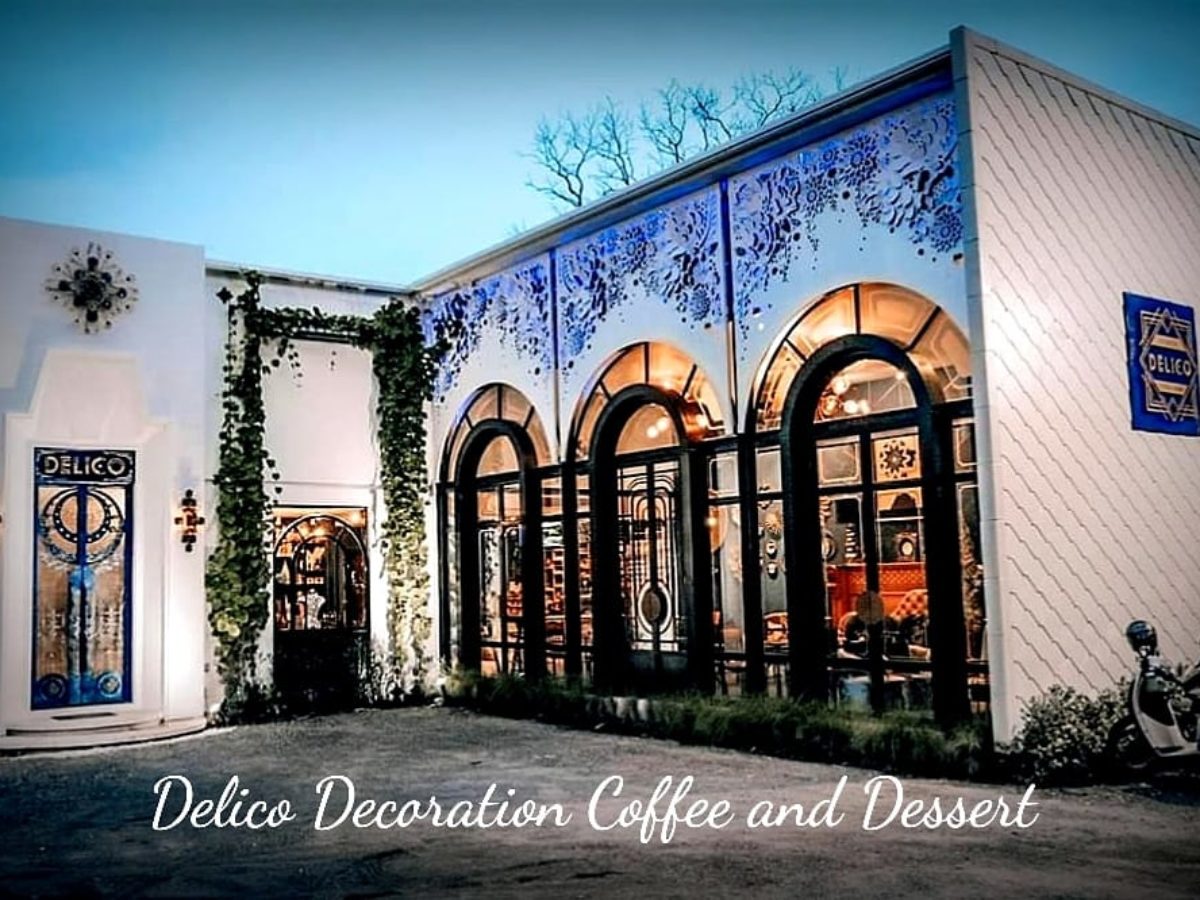 The Beautiful Exterior of the Delico Cafe in Phuket