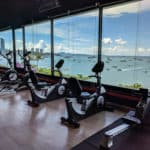The breathtaking view from Coco Fitness Gym