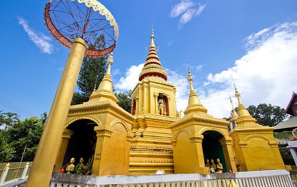 The Wat Klang temple in Pai
