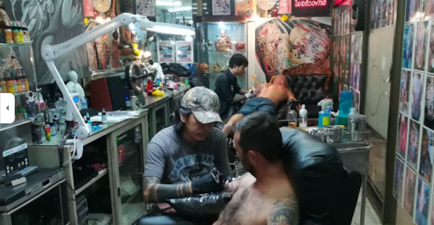 Tattoo Making at Tattoo Corner, Pattaya