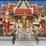 The Wat Pothawas temple in Surat Thani