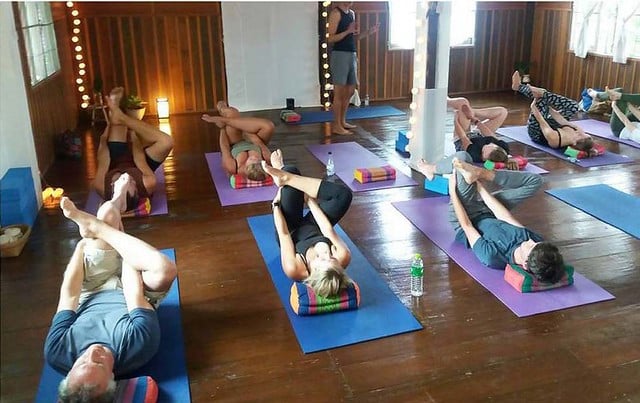 Training at Yoga Kuukan in Chiang Mai