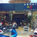 The entrance of About Cafe, Koh Samui