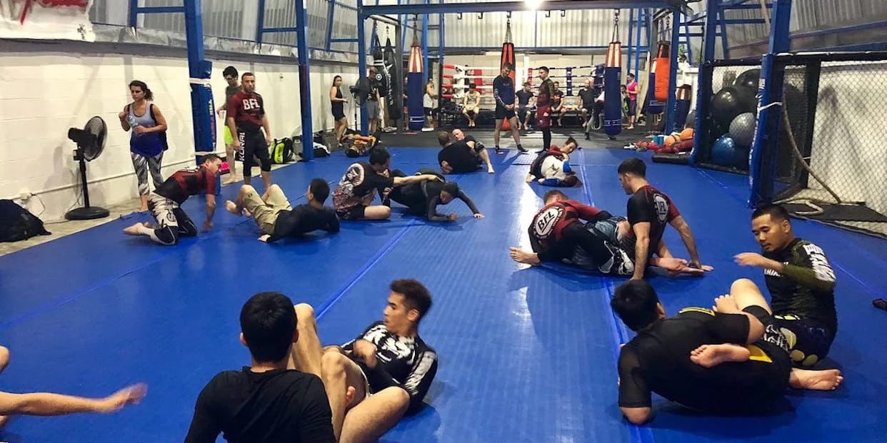 Training at the Bangkok Fight Lab