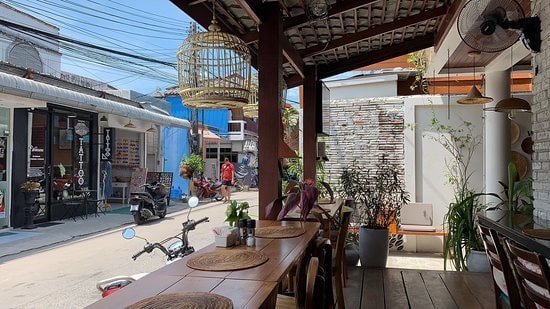 The sight of Fisherman's House x Sasatorn Coffee, Koh Samui