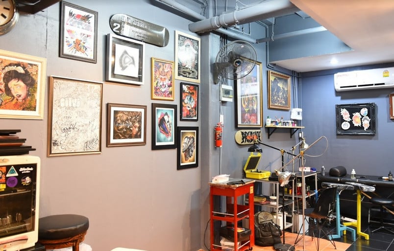The Inkception Tattoo Studio in Bangkok