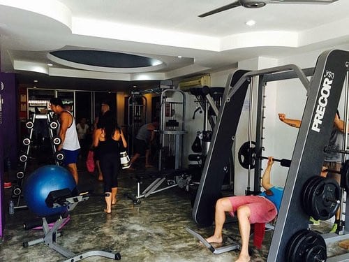 Trainees at Smart Gym Fitness, Surat Thani