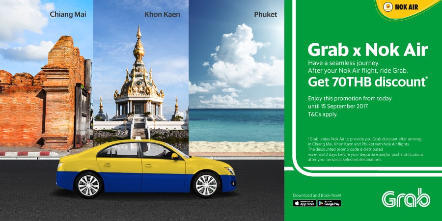 Grab local taxi service in Phuket