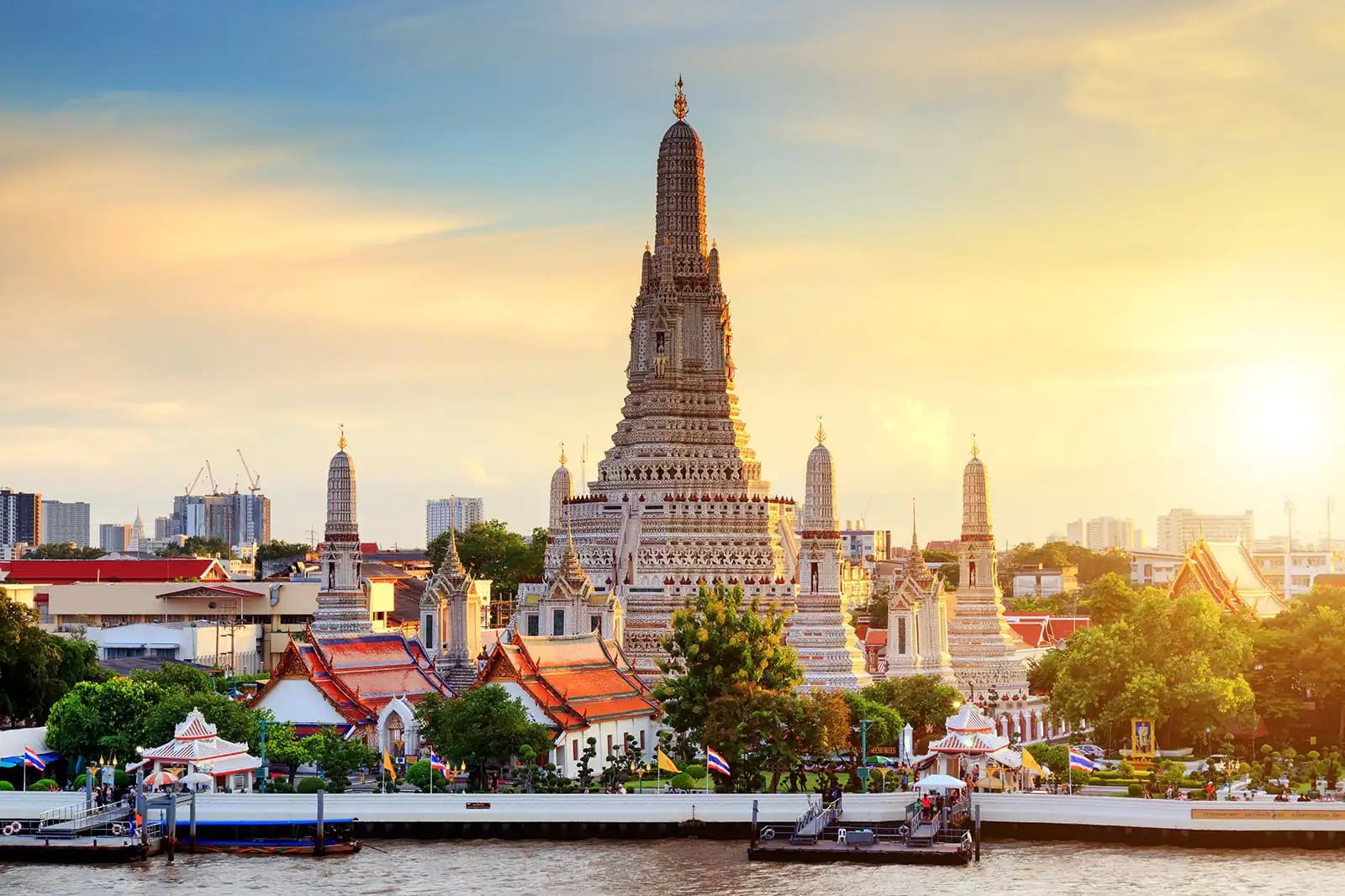 The Wat Arun Temple in Bangkok