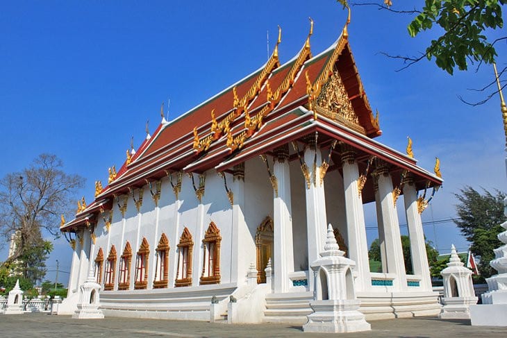 The Wat Suwannaram temple in Bangkok