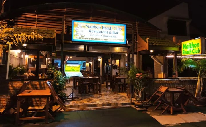 Nai Thon Beach Restaurant on Naithon Beach