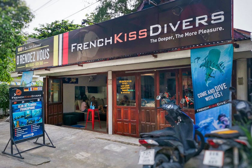 French Kiss Divers School in Koh Tao