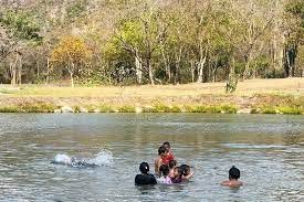 Outdoor Pool at the Thepanom Spring, Chiang Mai