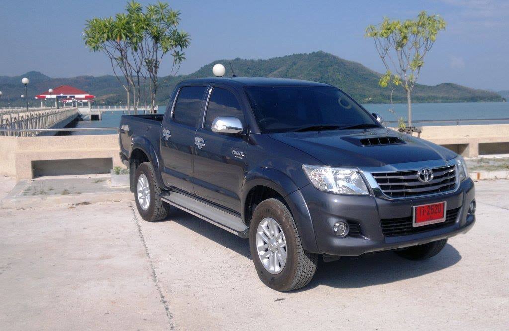 A Toyota Vigo Hilux available for rent at Braul Car Hire Phuket