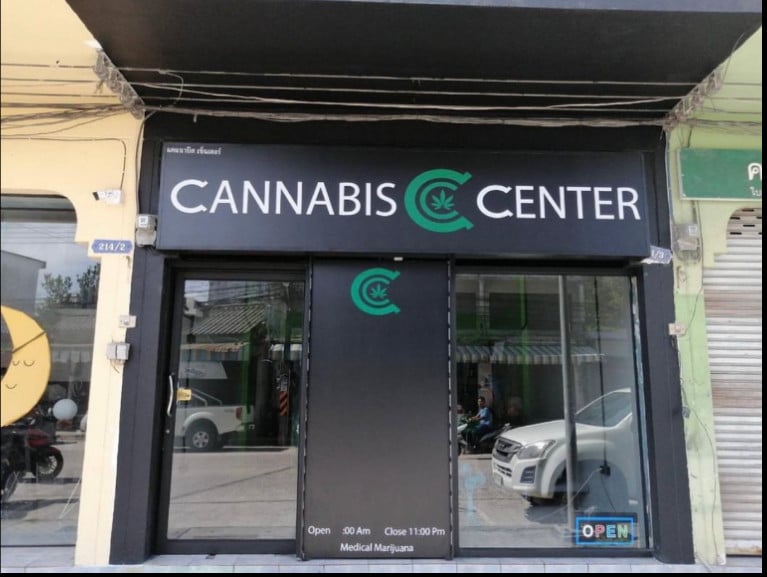 Outside View of Cannabis Center in Koh Phangan