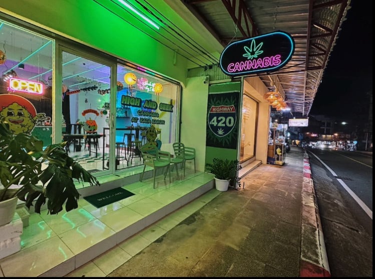 High and Seek Cannabis shop in Phuket