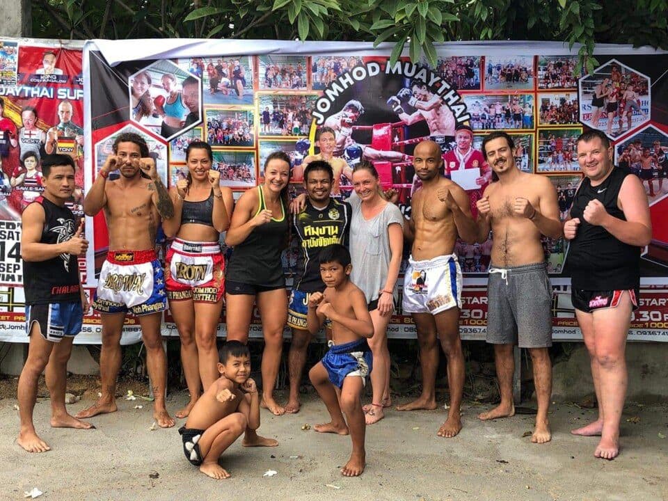 The Jomhod Muay Thai Training Center in Koh Phangan
