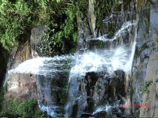 The second level of the Monthathan waterfall