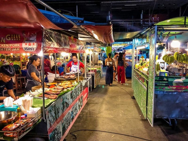 The Thong Sala Night Market in Koh Phangan