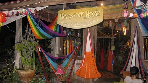 The famous Hammock House in Koh Lanta, Old Town