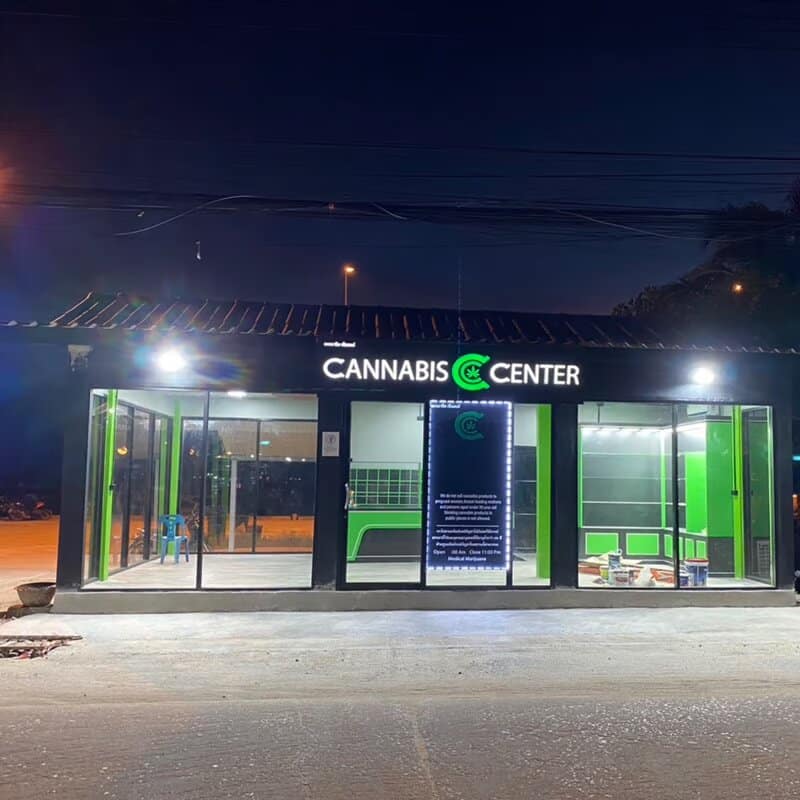 Entrance of Cannabis Center at Koh Phangan
