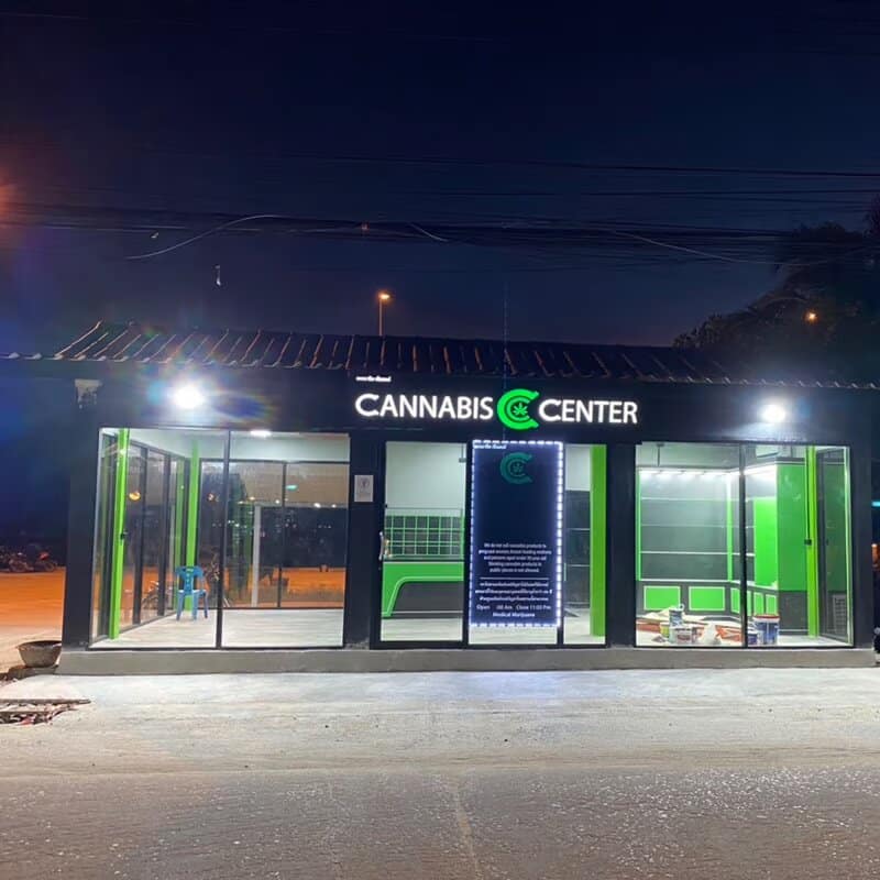Cannabis Dispensaries in Koh Phangan – Cannabis Center Entrance of Cannabis Center at Koh Phangan