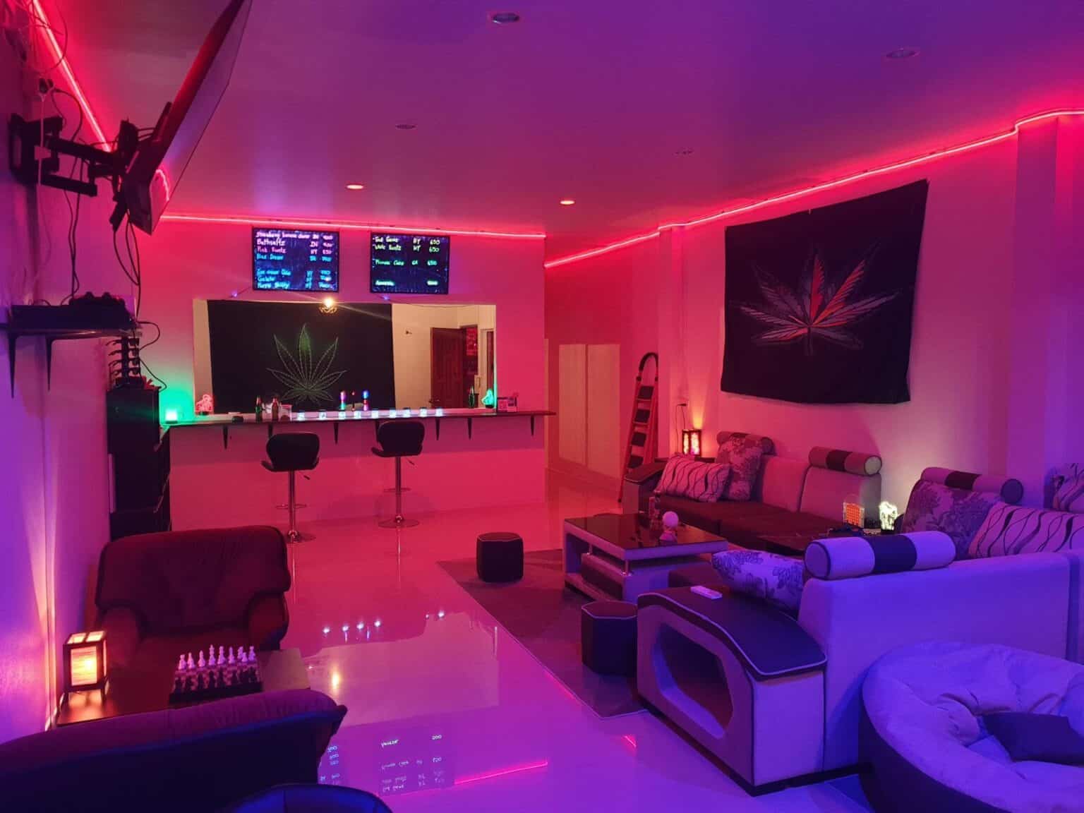 Cannabis Dispensaries in Koh Phangan – High Lounge Koh Phangan Lounge area at High Lounge Koh Phangan
