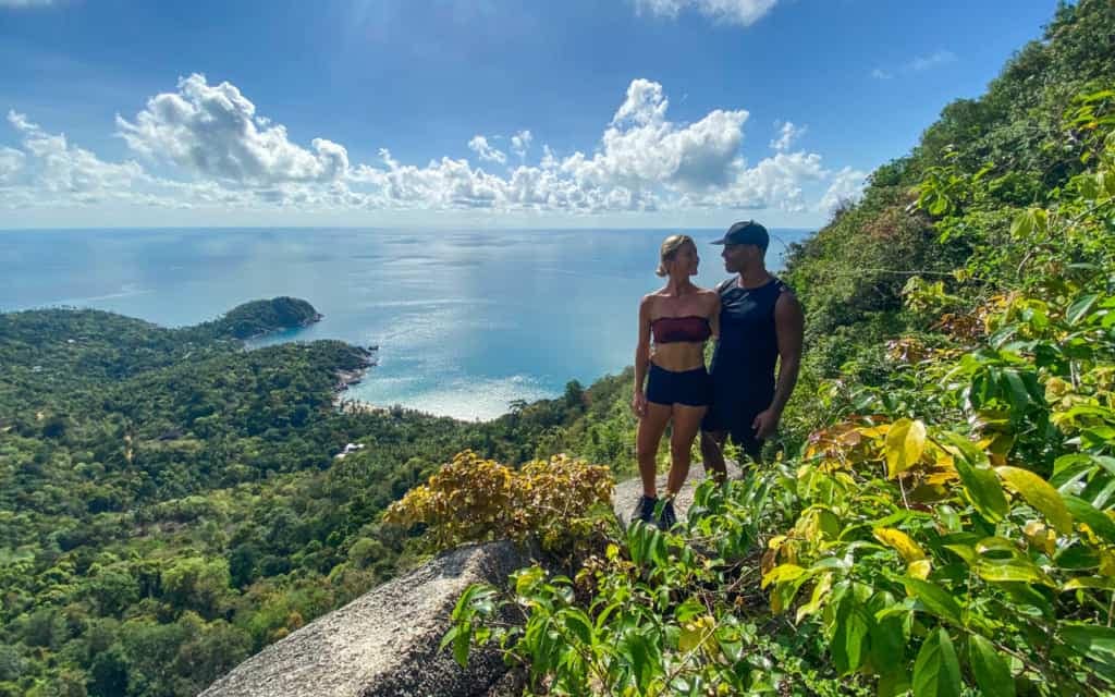 The Haad Rin View Point in Koh Phangan