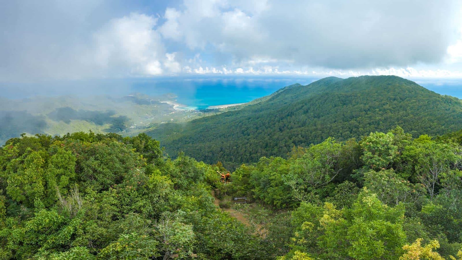 The Khao Ra Mountain in Koh Phangan