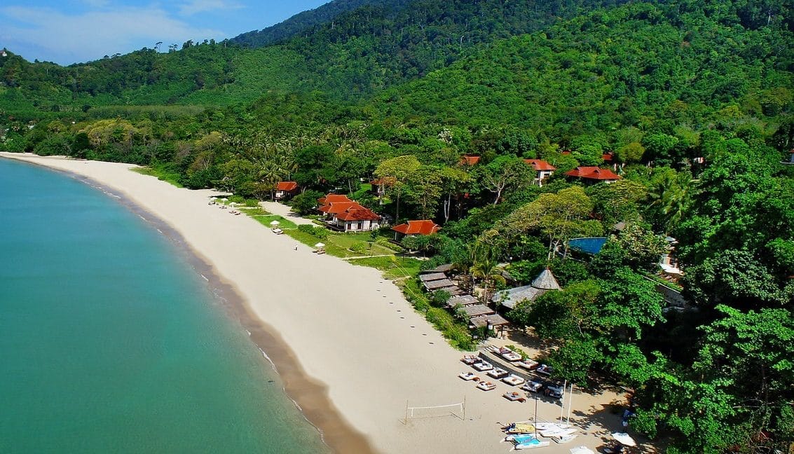 Long Beach, Koh Lanta Drone View of Long Beach, Koh Lanta