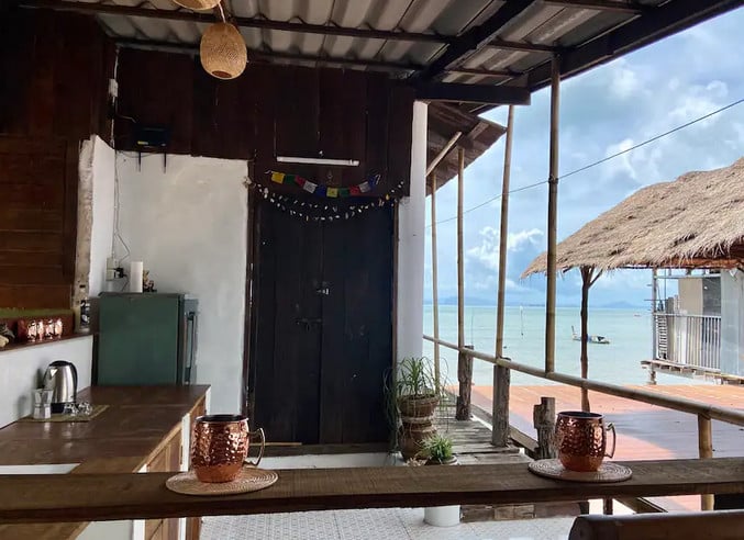 Rustic House in Koh Lanta The interior of the rustic house