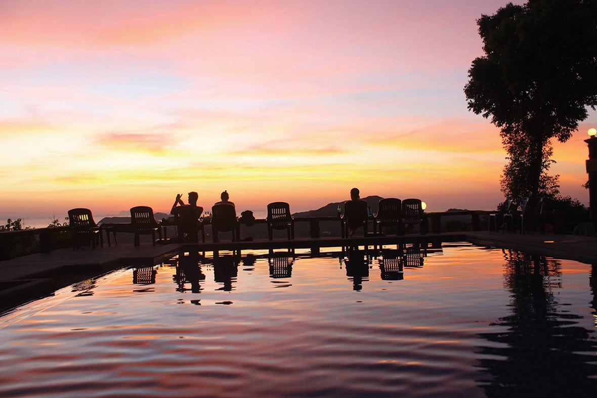 Sunrise at Secret Mountain in Koh Phangan