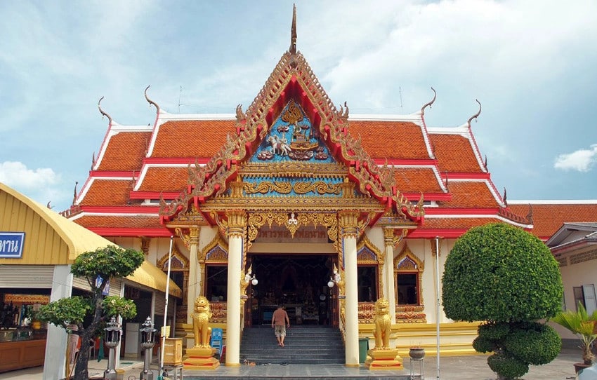  The Wat Hua Hin temple of  Hua Hin