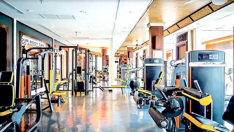 Equipements in one of the best gyms in Koh Samui