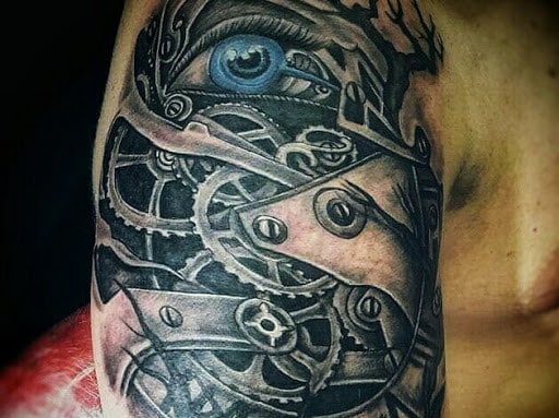 The Eyeball Tattoo at Brazehead Tattoo Shop, Hua Hin