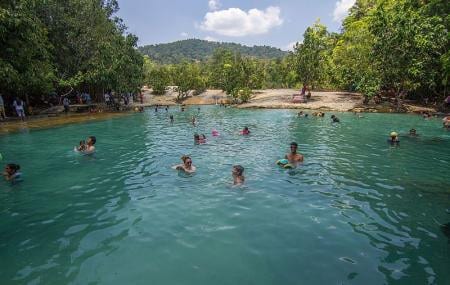 The Crowded Emerald Pool in Krabi