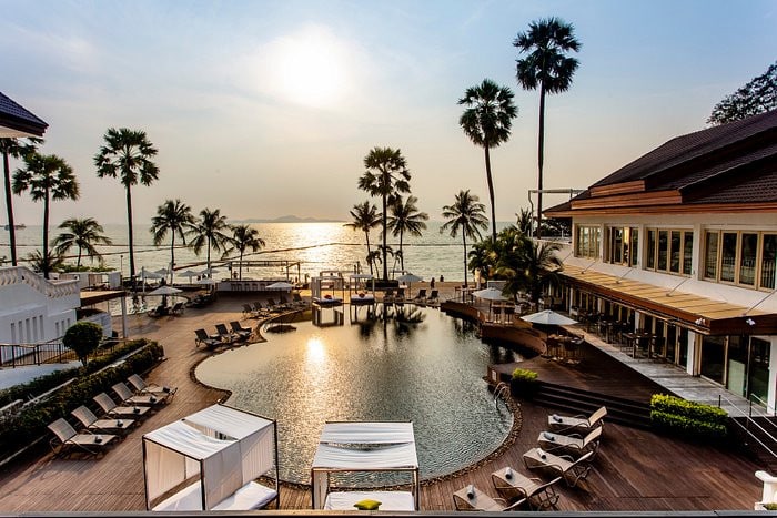 Aerial View of the G Resort Restaurant on Klong Khong Beach