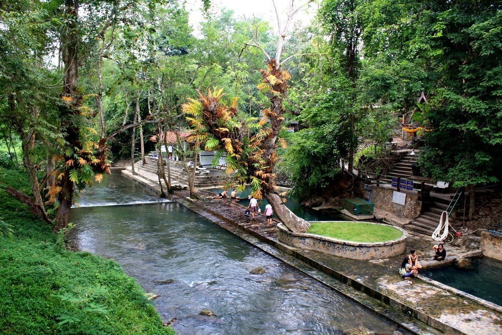 The Hin Dat Hot Spring in Kanchanaburi