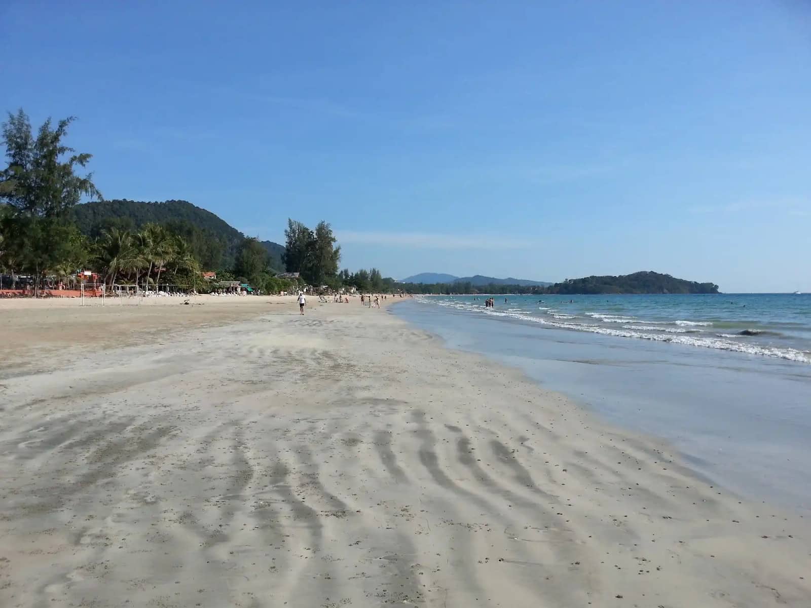 Evening view of the Klong Dao Beach