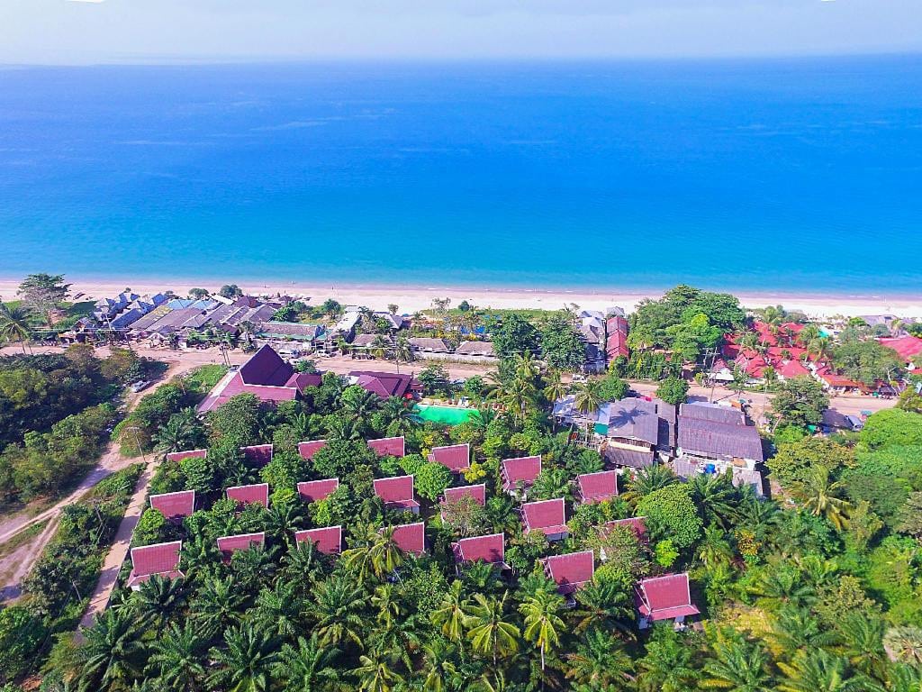 Aerial View of Klong Nin Beach Resort