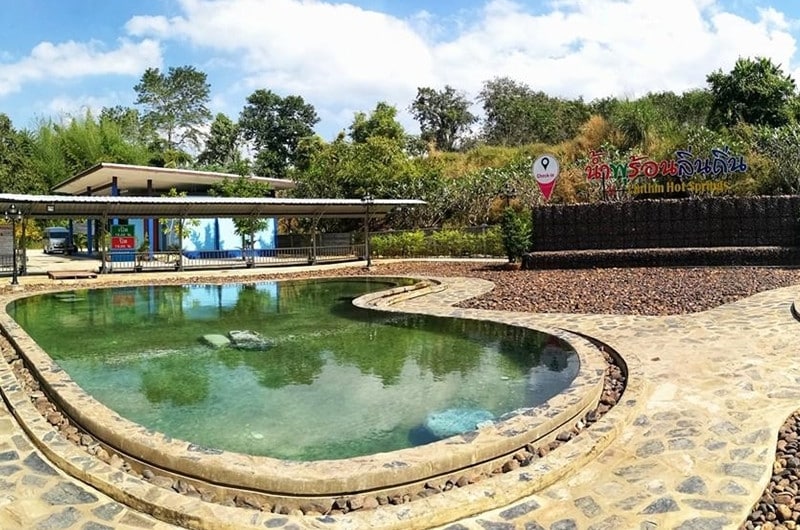 The Lin Thin Hot Spring in Kanchanaburi