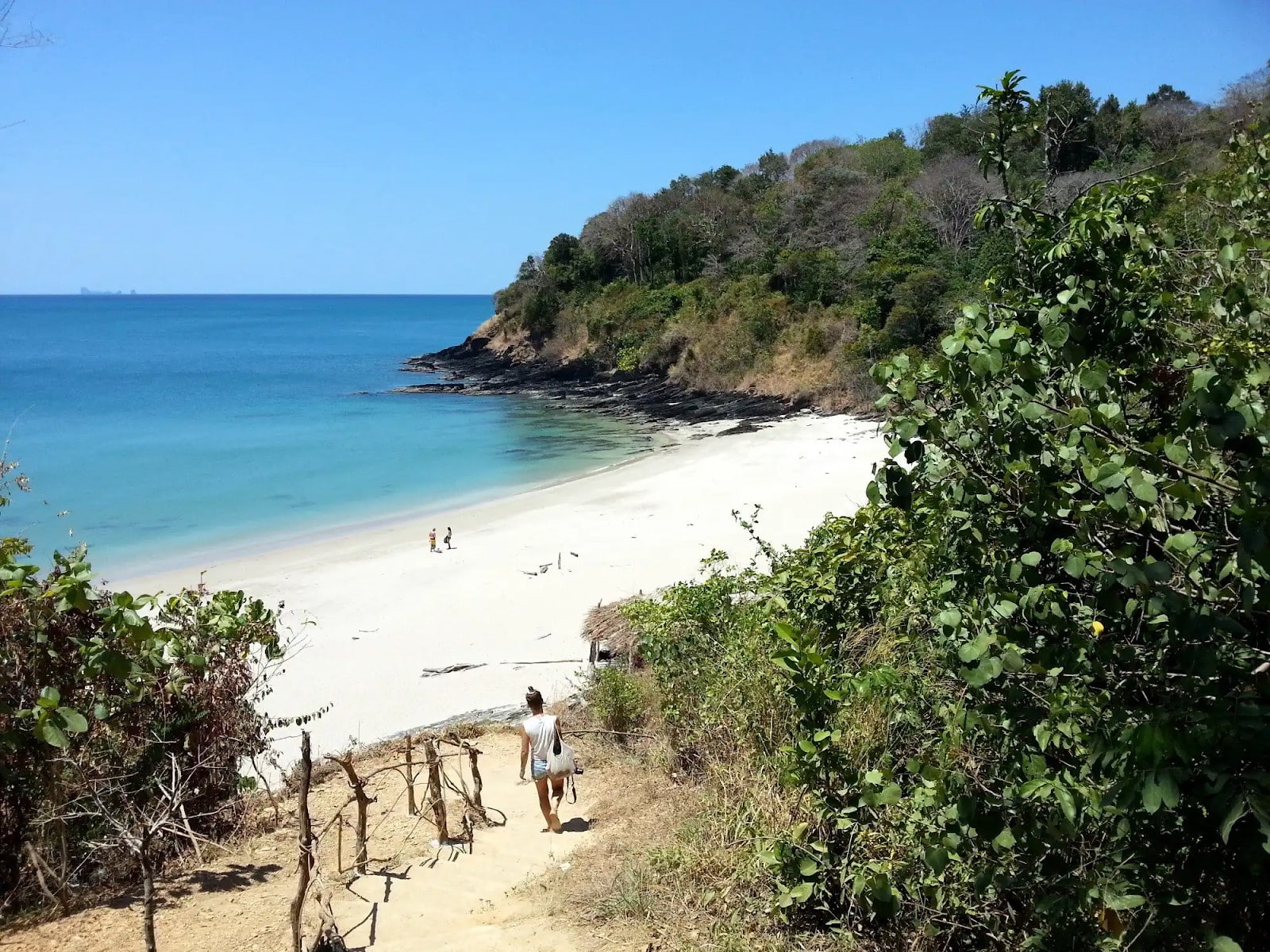 The view of the Nui Beach, Koh Lanta