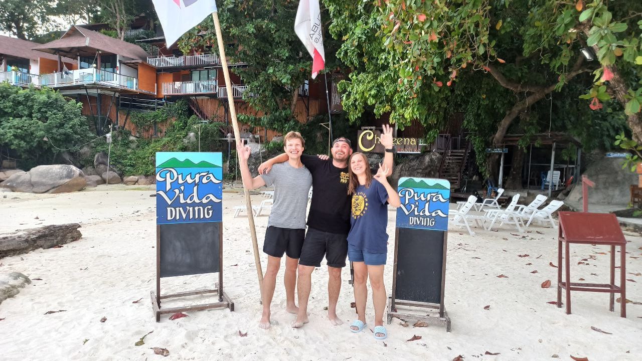 The Pura Vida Diving School in Koh Lipe