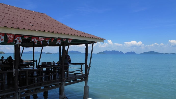 The Reef Restaurant on Nui Beach, Koh Lanta