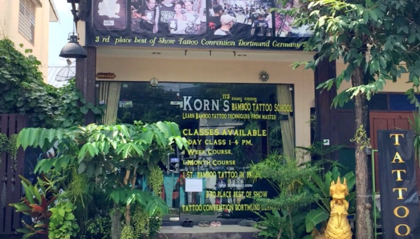 The Korn’s Bamboo Tattoo Studio in Pai